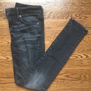 AE black skinny jeans: 29 X 32